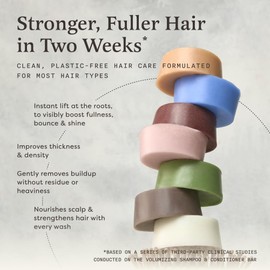 The Earthling Co. Conditioner Bar - Promote Hair Growth, Strengthen & Moisturize All Hair Types - Paraben & Sulfate Free formula with Natural Ingredients for Dry Hair (Citrus Sun, 1.8 oz)