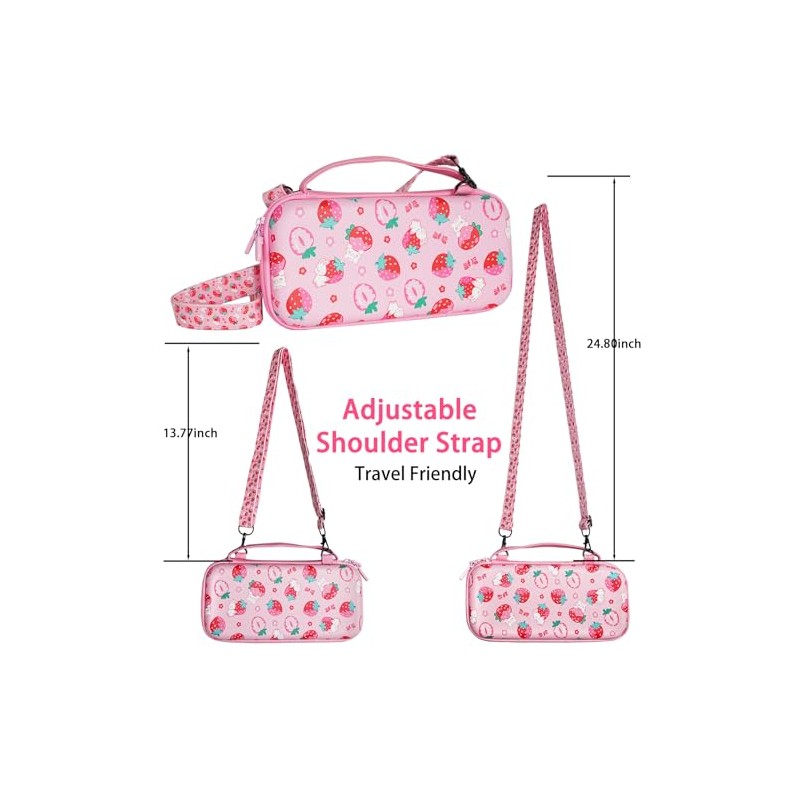 TIKOdirect Carrying Case for Switch OLED, Cute Travel Bag in