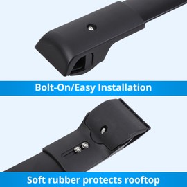 MERXENG Roof Rack Cross Bar Fit for 2014-2018 Subaru Forester, Heavy Duty Steel Main Body Subaru Cross Bars for Rooftop Cargo Carrier Bag Basket Kayak Canoe Bike Snowboard