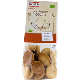 Fior di loto Biscotti al cocco biologici - Gusto delicato e raffinato - Qualità premium - 250 g
