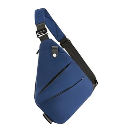 Hugh Butler Business Crossbody Sling Bag, Anti-theft Shoulder Bag for Men, Men's Chest Bag, Messenger Bag, Handbag, Waist Bag, Belt Bag - James - Smart Navy Blue
