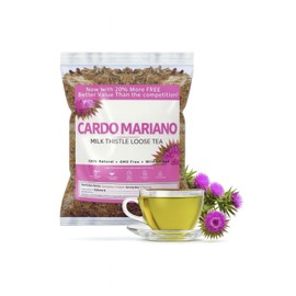 100% Pure 5oz Cardo Mariano Herb Tea  Cardo Marin - Milk Thistle Loose Leaf Tea Wildcrafte