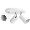 GU10 Ceiling Spotlight Holder 3 Head Rotating Lamp Base Fixture