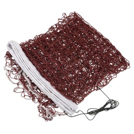 M METERXITY Foldable Badminton Net - Portable Badminton Durable Badminton Replacement Net Polypropylene Sports Net for Indoor Outdoor Backyard (7x2.5ft, Red)