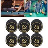 6pcs Pool Cue Tips Professional Multi Layers Billiard Pool Cue