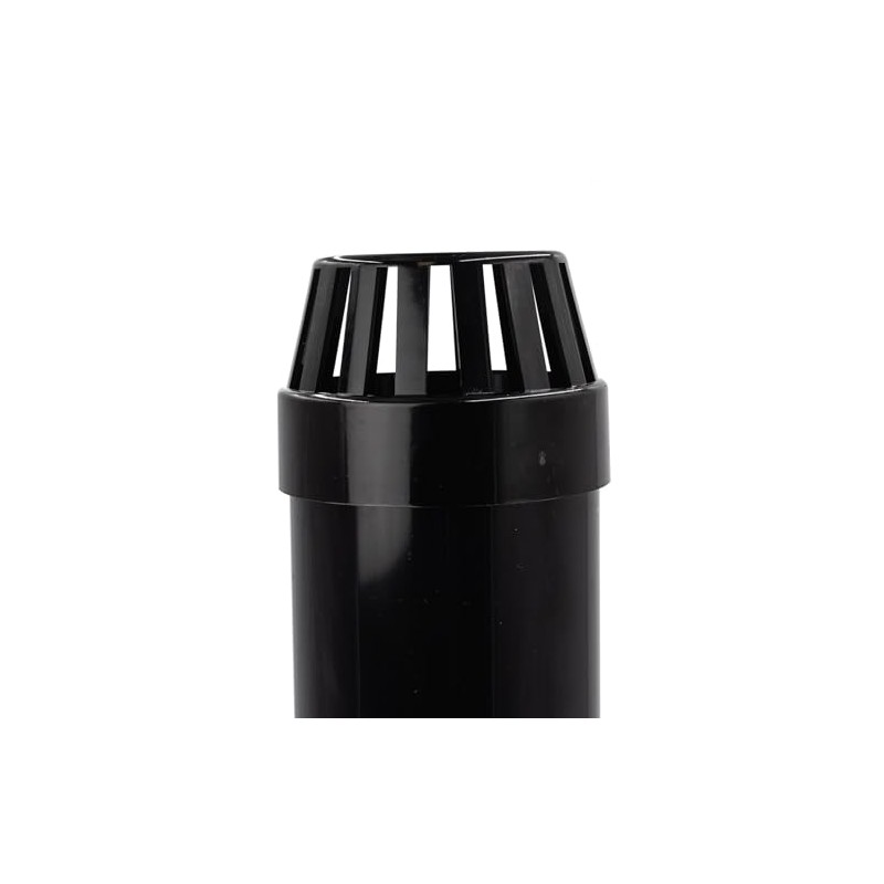 Kayflow 110mm Soil Pipe Fitting (S21) - Cowl, Black