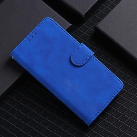 PEIYE Leather Folio Case for Oppo Reno 10 5G / Reno 10 Pro 5G, Premium Leather Flip Wallet Cover [ TPU Inner Shell ][ Kickstand ][ Card Holder ] (Blue)