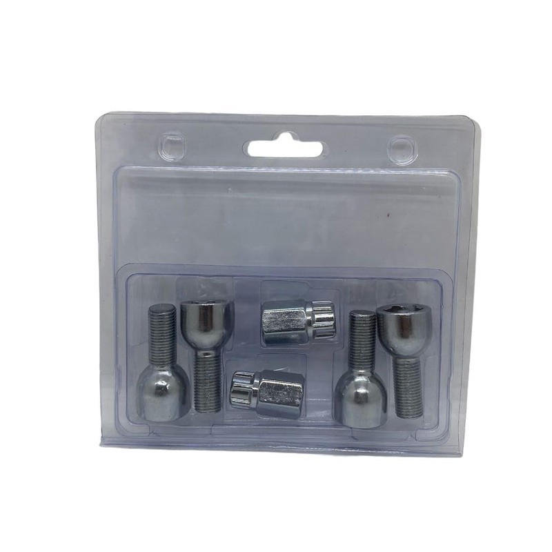 RUBBER STAR Birlos de seguridad para rines 12mm x 1.25