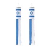 Israel Israeli Flag WindSock 2 Pack Stripes Wind Socks For