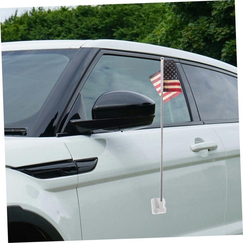 CAXUSD Magnetic Flag Pole Holder for Car Flag Base for