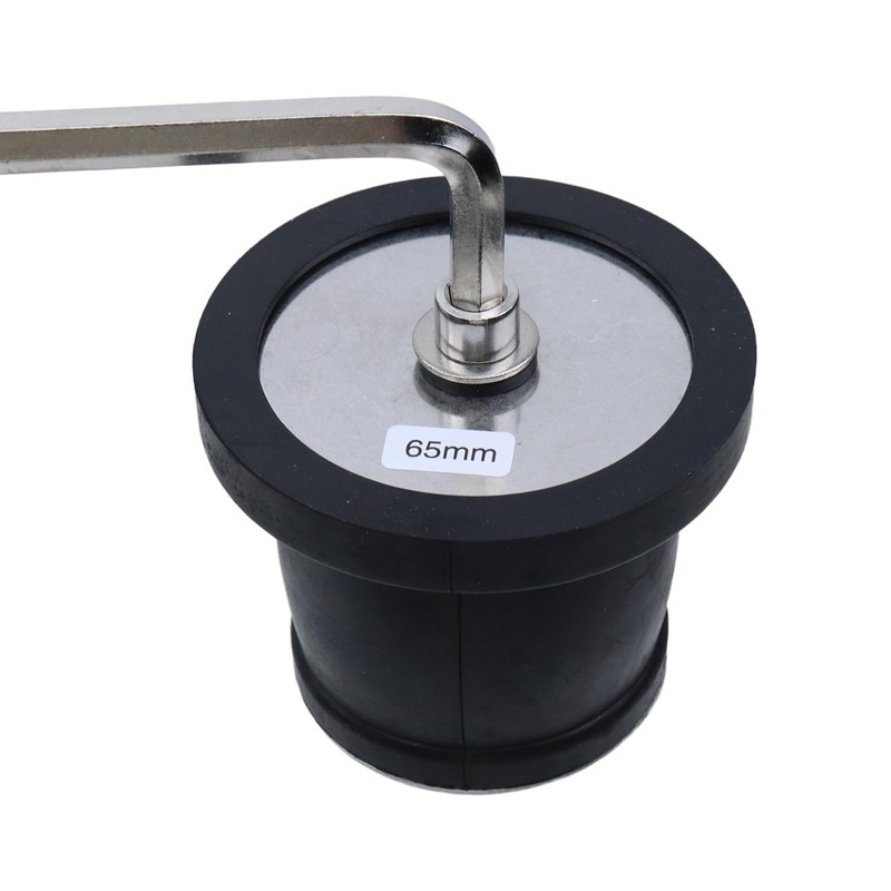 Pastlla Expandable Mechanical Seal Rustproof Cleanout Pipe Plug, Removable Handle