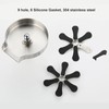 Kitchen Sink Glass Rinser 304 Stainless Steel Sink Cup Washer
