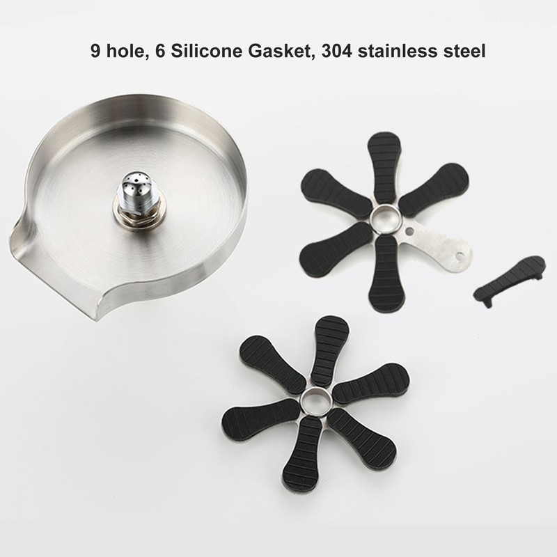 Kitchen Sink Glass Rinser 304 Stainless Steel Sink Cup Washer