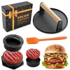 POLIGO Smash Burger Press Kit - 4 in 1 Hamburger