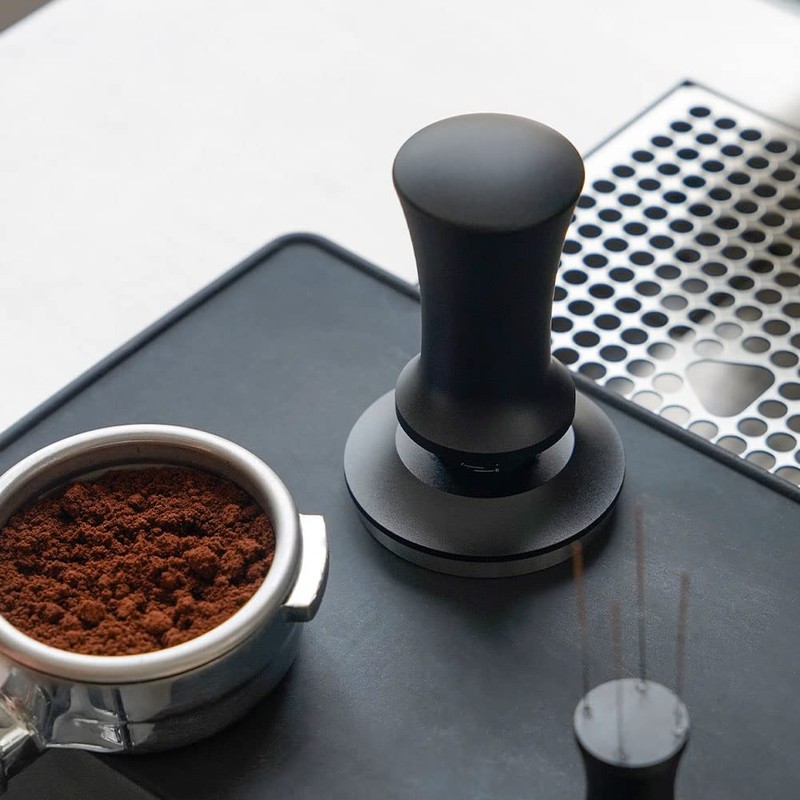 watchget タンパー エスプレッソメーカー コーヒー タンパー 埋立圧器 校正済みタンパー　定圧スプリング　フラットベース エスプレッソマシン コーヒー分配ツール 業務用