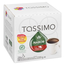 Tassimo Nabob 100% Colombian Coffee Single Serve T-Discs, 220g (28 T-Discs)