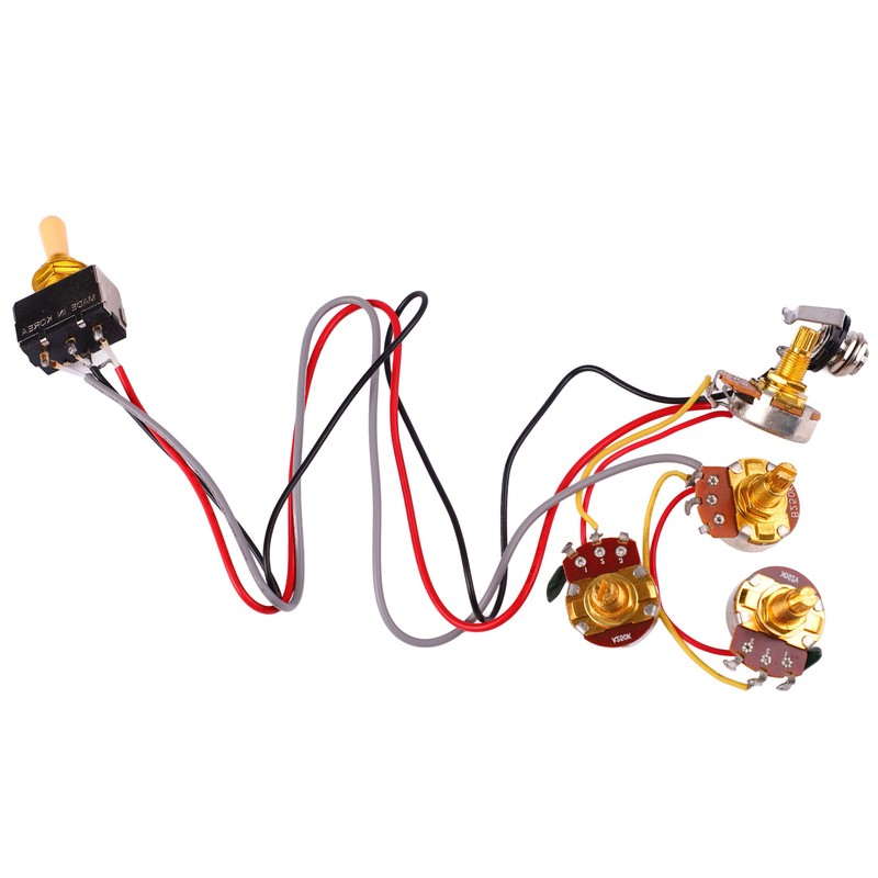 Guitar Potentiometer 18mm A500K B500K Volume Control Instrument Accessory for