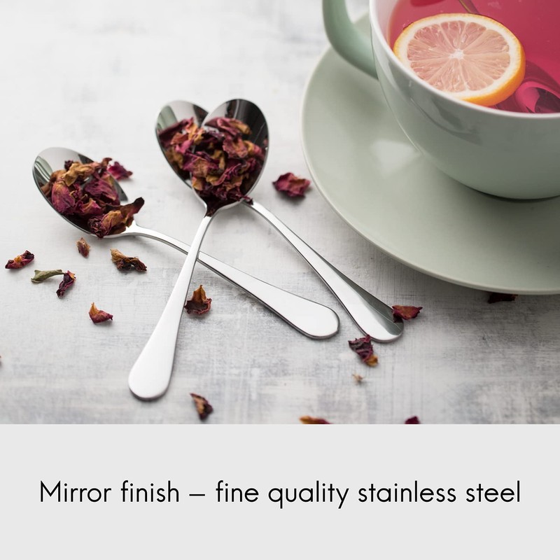 Viners Select 18/0 Stainless Steel Set Of 6 Teaspoons, Silver