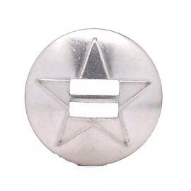 Stecksstore Slotted Star Concho 304 Stainless Steel 1" 1351-01
