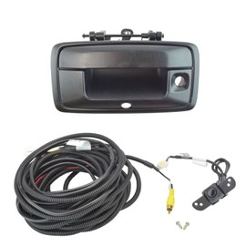Rear View Camera Add On Kit w/Wiring Harness & Tailgate Handle Compatible with GM Pickup