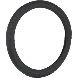 Bell Automotive 22-1-97023-9 Universal Pleated Grip Hyper-Flex Core Steering Wheel Cover, Black