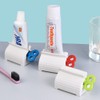 UDQYQ 4 Pcs Toothpaste Tube Squeezer,Plastic Rolling Tube Toothpaste Dispenser