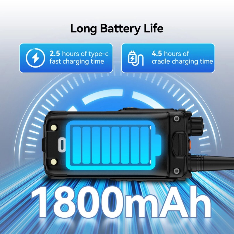 Retevis C5B IP67 Waterproof Walkie Talkie Long Range Two Way