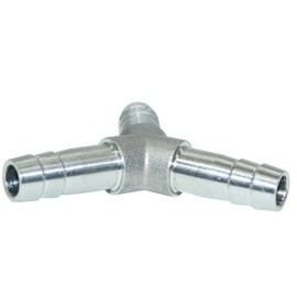 Beduan Stainless Steel 1/2" Hose Barb 3 Way Y Shaped Union Home Brew Fitting