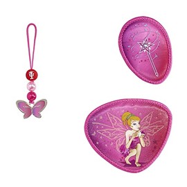 Step by Step Magic Mags Fairy Finnja, Pink, Set of 3, 2 Magnetic Badges and 1 Charm, Accessory for Nursery