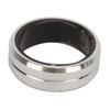 Smart Ring Silver IP68 Waterproof Pedometer Sleep Fitness Monitoring Remote
