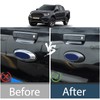 Car Tailgate Trim Cap Ring Trim Compatible with Ford Ranger