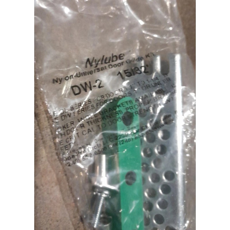 Standard NYLUBE DOOR GUIDE KIT DW2 GREEN DOOR GIB; NY-948-G
