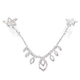 V G S Eternity Fashions Head Jewelry ~ Rhinestones Head Chain Hair Band (4398-SCL Ur)