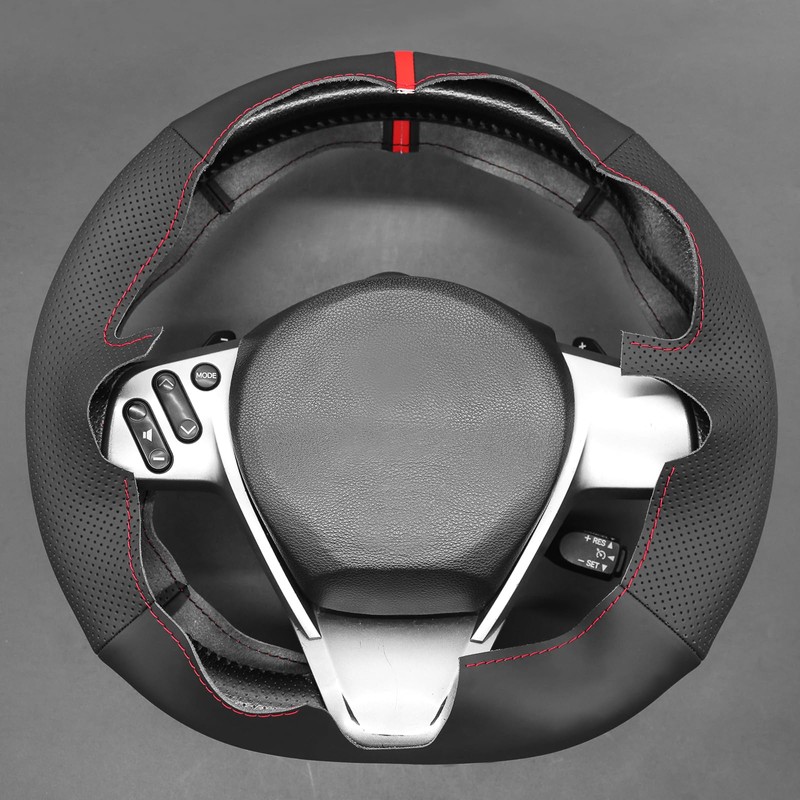 MEWANT DIY Stitching Car Steering Wheel Cover Wrap for Scion