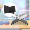 ABOOFAN Acrylic Book Holder Open Large Book Display Stand Reading