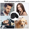 OUMASK 6 Pcs Palm Combs for Men, Soft Portable Pocket