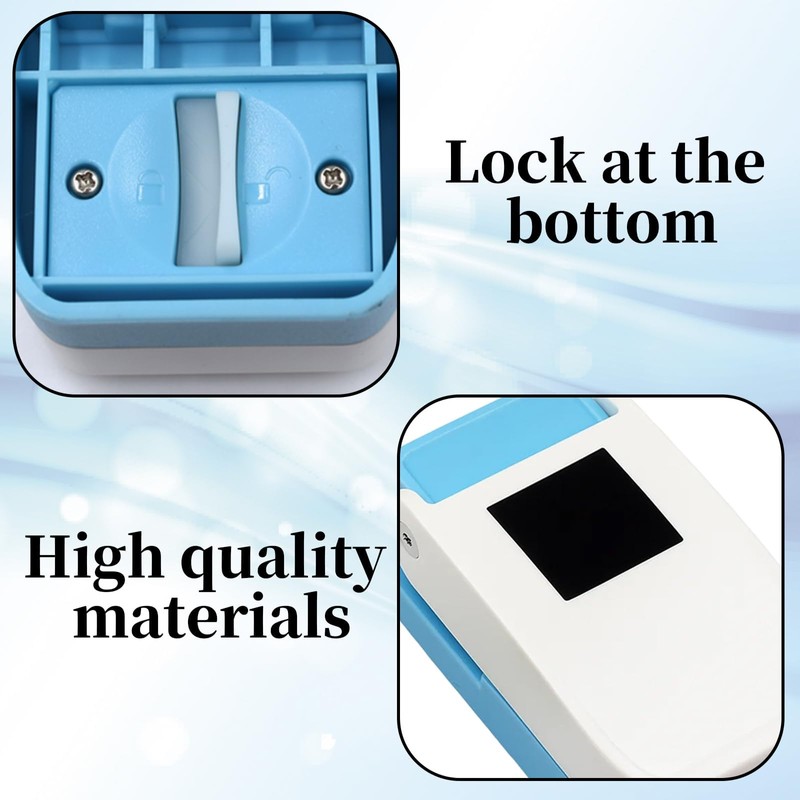 Square Hole Punch, Manual Square Paper Punch for DIY Projects,