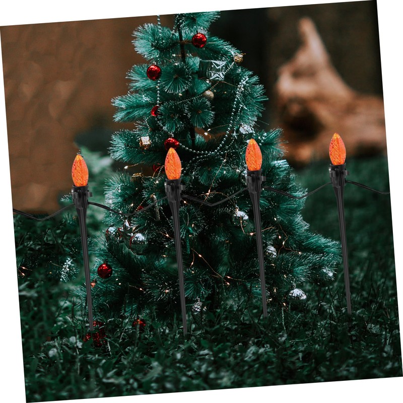 FUNOMOCYA Garden Lamp Stakes 30pcs Ground Stakes for String Lights
