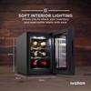 Ivation 12 Bottle Red And White Wine Thermoelectric Wine Cooler/Chiller