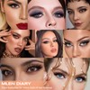 Mlen Diary Magnetic Eyelashes with Eyeliner and Portable Box Mixed