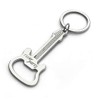 Générique Electric Guitar Style Steel Bottle Opener Keyring, Moyen, Stainless