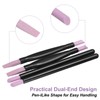 sourcing map 6pcs Pumice Stone Nail File, Pumice Nail Polishing