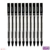 CLARO Lucky Ballpoint Pens, BLACK, 0.7mm Fine Point, Pack of