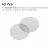 sourcing map Pipe Screen Stainless Steel Screens, 1/2 Inch (12.7mm)