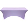 YOUR CHAIR COVERS Rectangular Spandex Table Covers 6ft Fitted Tablecloth