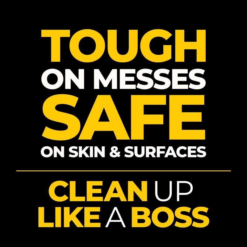 Grime Boss Heavy Duty Hand Cleaning Wipes, White 60 Count