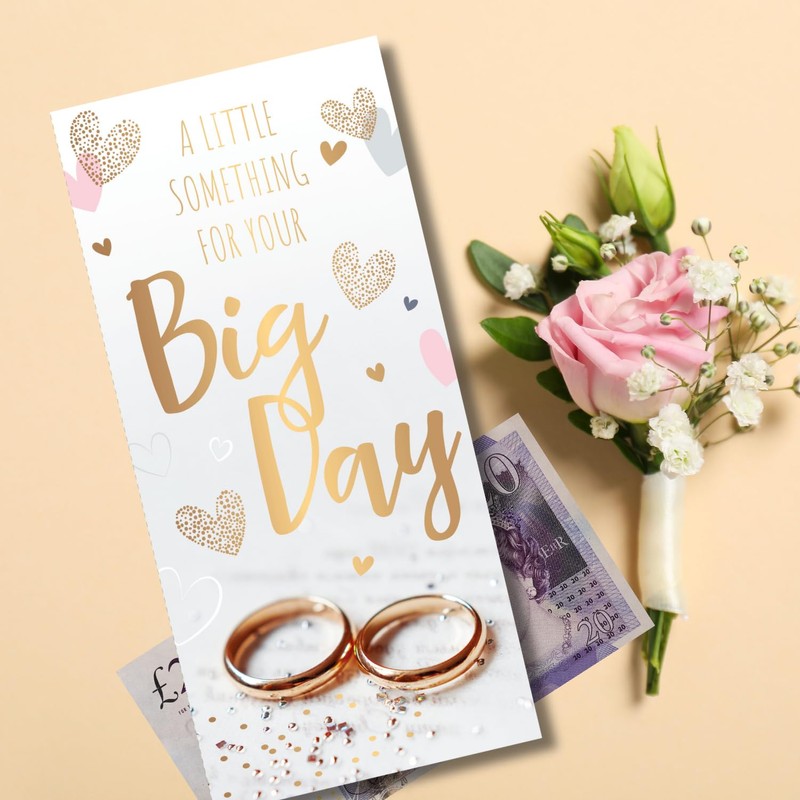 Wedding Day Money Wallet, Something for Your Big Day, Rings
