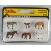 Woodland Scenics A2141 Farm Horse Stakes Figures Scale N 1:160