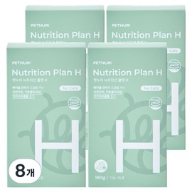 Petnuri Cat Nutrition Plan H 15p, 8 pieces, hairball, 180g / 펫누리 고양이 뉴트리션 플랜 H 15p, 8개, 헤어볼, 180g