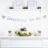 Etaredkj Tomorrow We Do Banner Hanging Garland for Rehearsal Dinner
